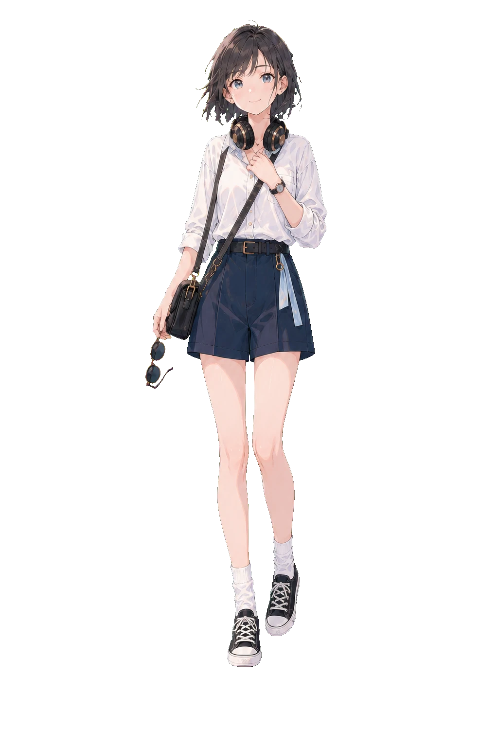 Aoi dans une scène de jeu